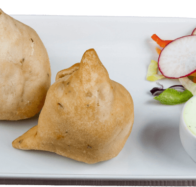 03. Vegetar Samosa 2 stk. (G)