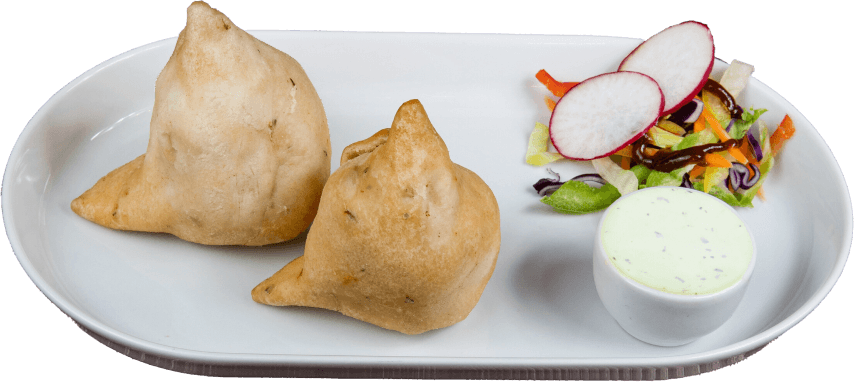 03. Vegetar Samosa 2 stk. (G)