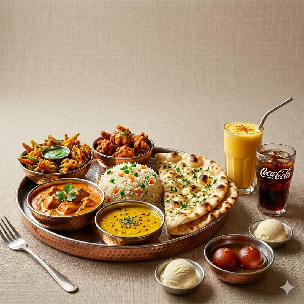 Delhi Darbar Chefs Meny (for 1 person)
