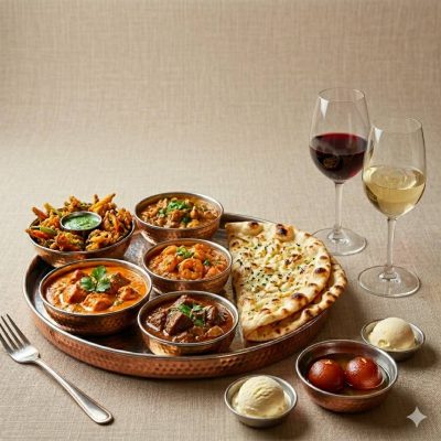 Delhi Darbar Chefs Meny (for 2 personer)